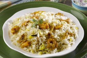 Malabari Shrimp Biriyani